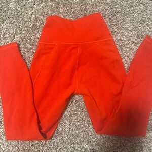 Fabletics Kids Bright Red Leggings